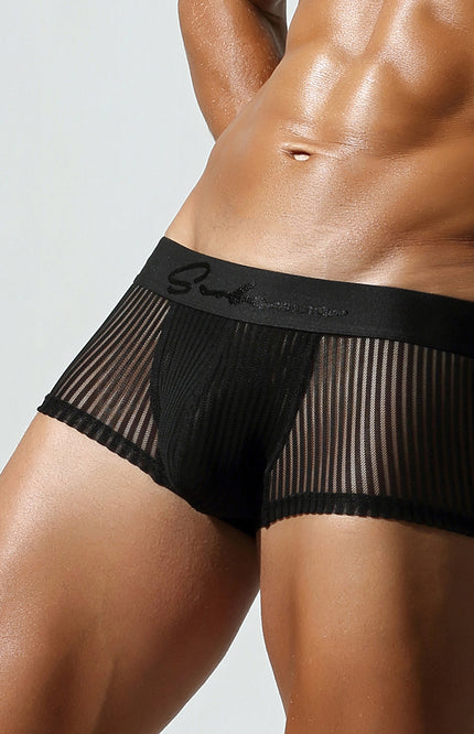 Mesh Low Rise Boxer Briefs