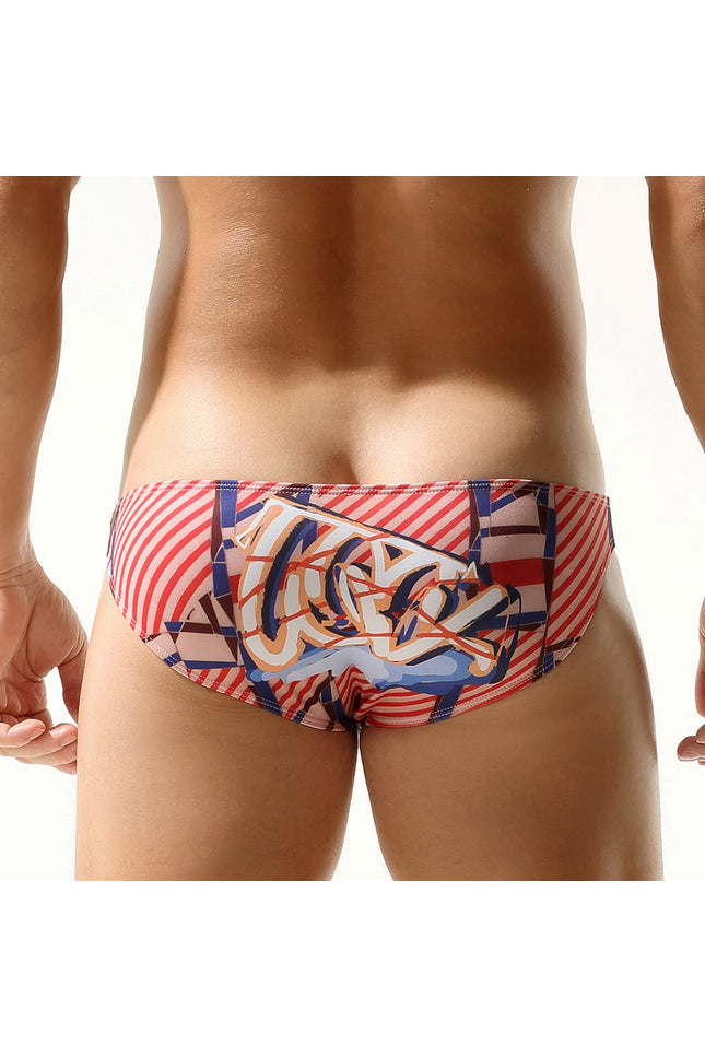 Low Rise Printed Bikini Brief