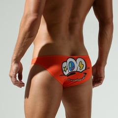 Low Rise Neon Printed Bikini Brief