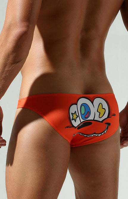 Low Rise Neon Printed Bikini Brief