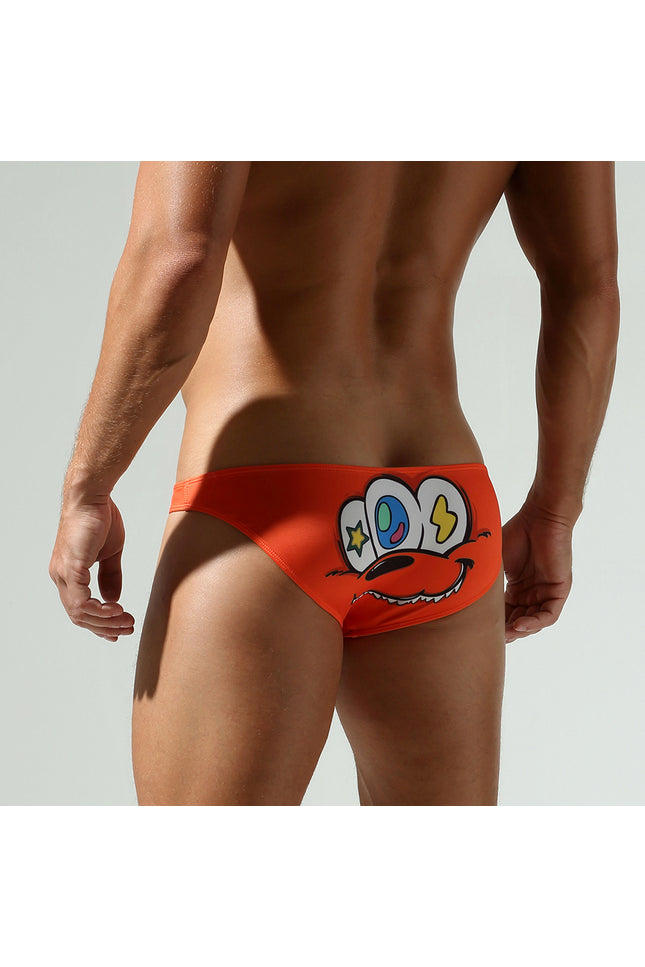 Low Rise Neon Printed Bikini Brief