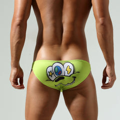 Low Rise Neon Printed Bikini Brief