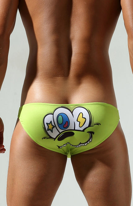 Low Rise Neon Printed Bikini Brief