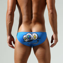 Low Rise Neon Printed Bikini Brief