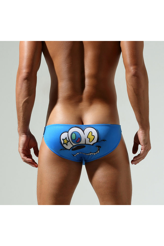 Low Rise Neon Printed Bikini Brief