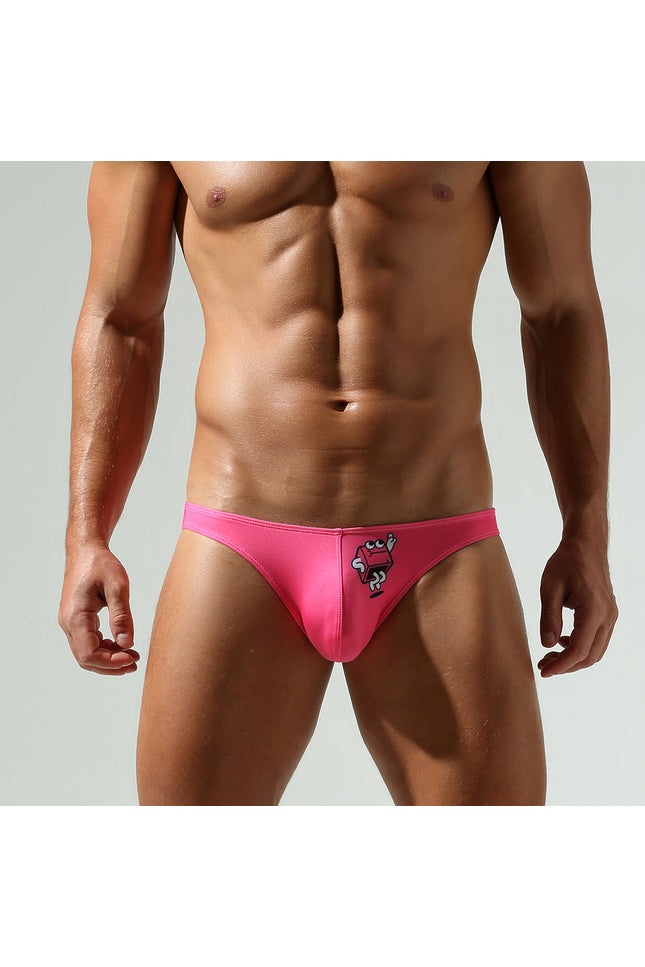 Low Rise Neon Printed Bikini Brief