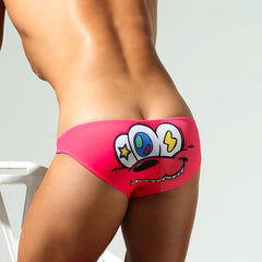 Low Rise Neon Printed Bikini Brief