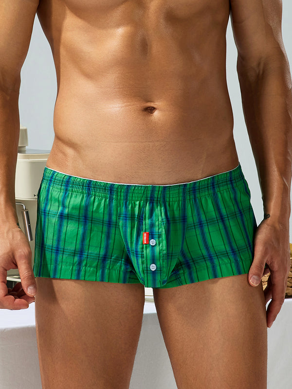 Checked Fit Trunks