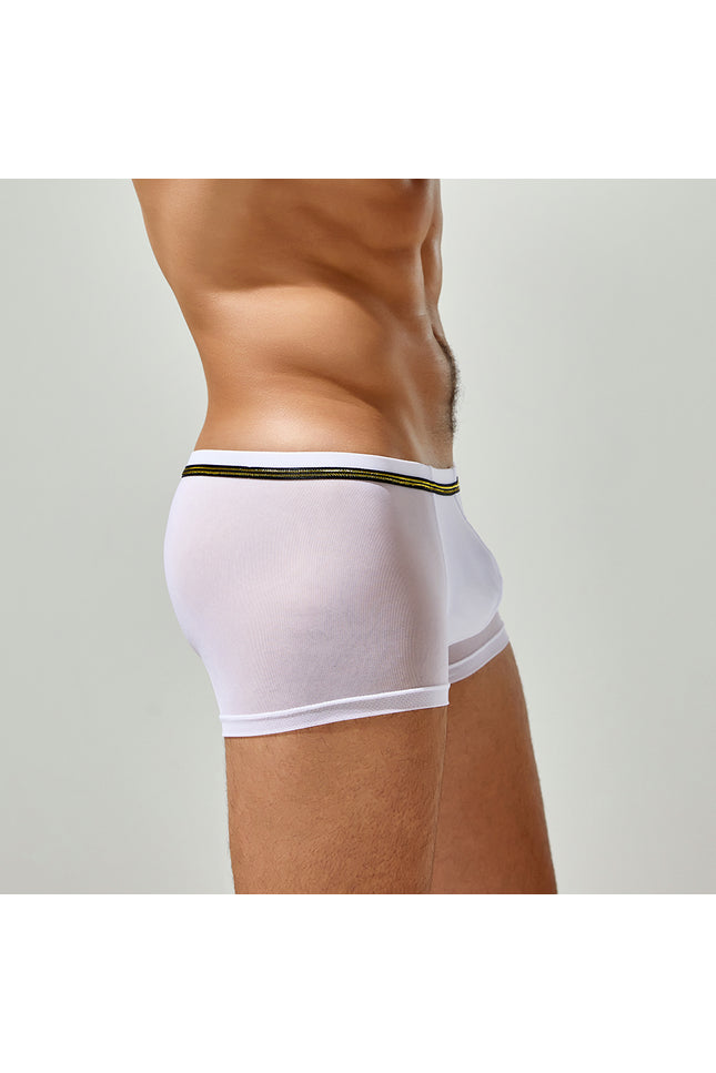 Mesh Solid Boxer Brief