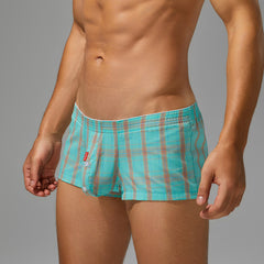 Checked Fit Trunks
