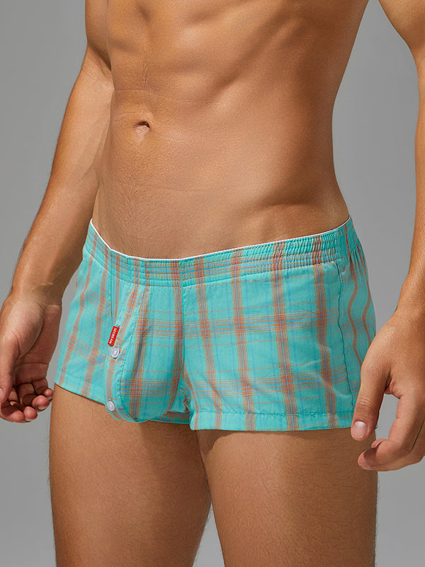 Checked Fit Trunks