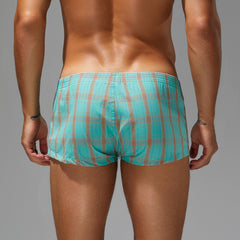 Checked Fit Trunks