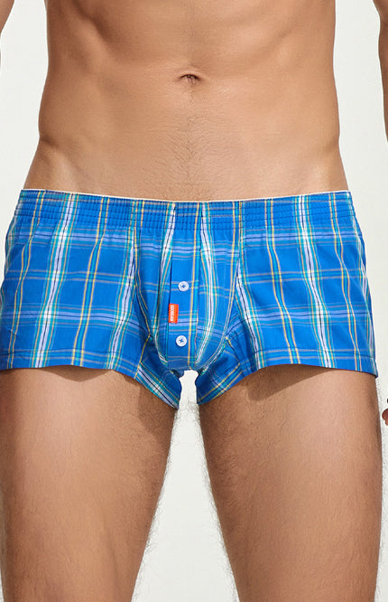 New Checkered Fit Trunks