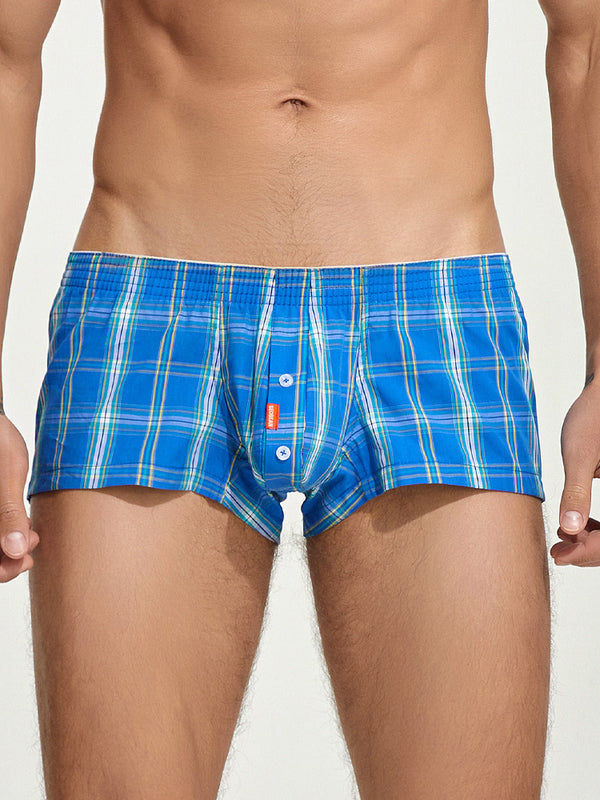 New Checkered Fit Trunks
