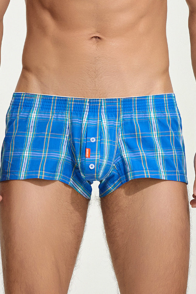 New Checkered Fit Trunks