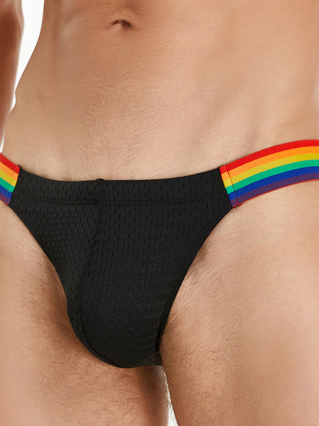 Rainbow Mesh Brief