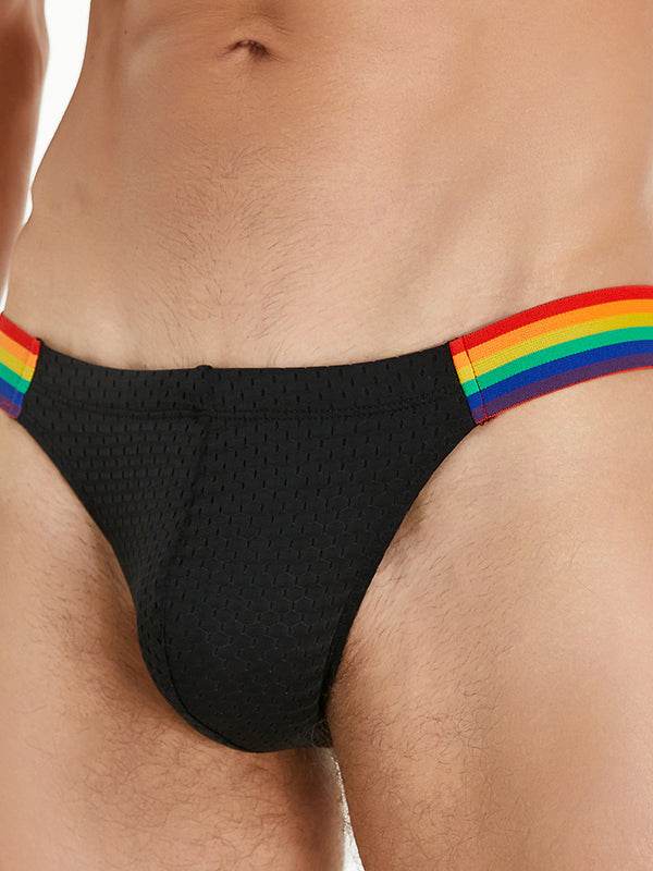 Rainbow Mesh Brief