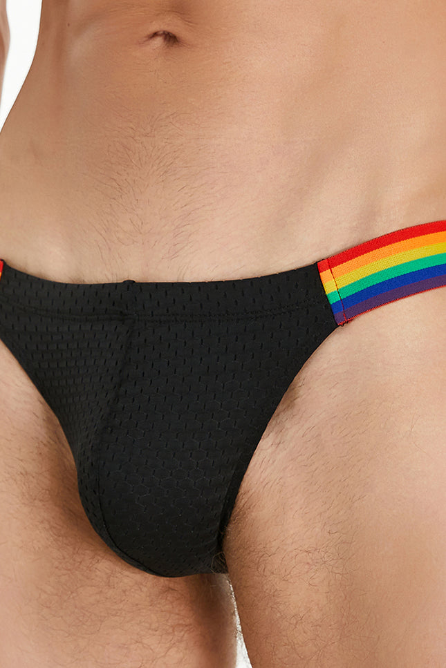 Rainbow Mesh Brief