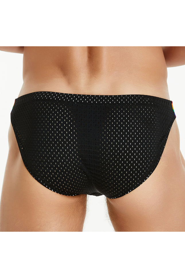 Rainbow Mesh Brief