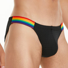 Rainbow Mesh Brief