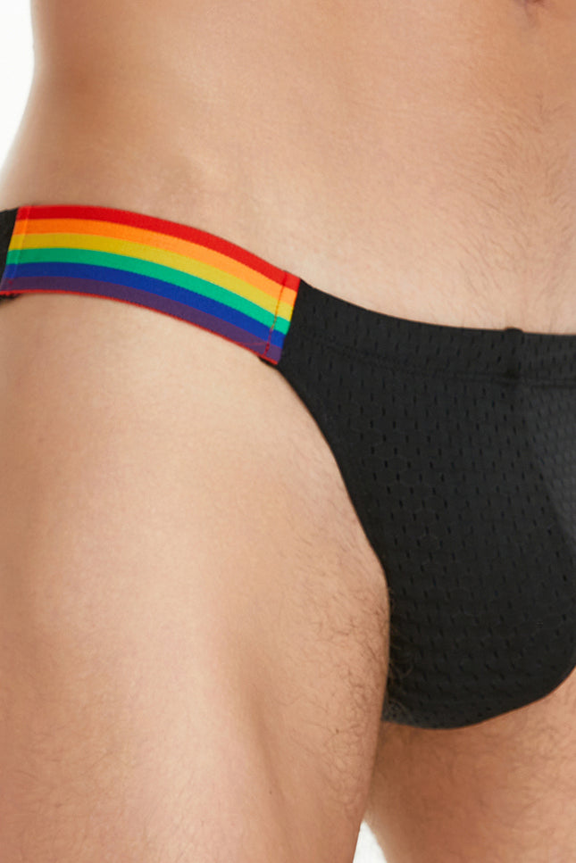 Rainbow Mesh Brief