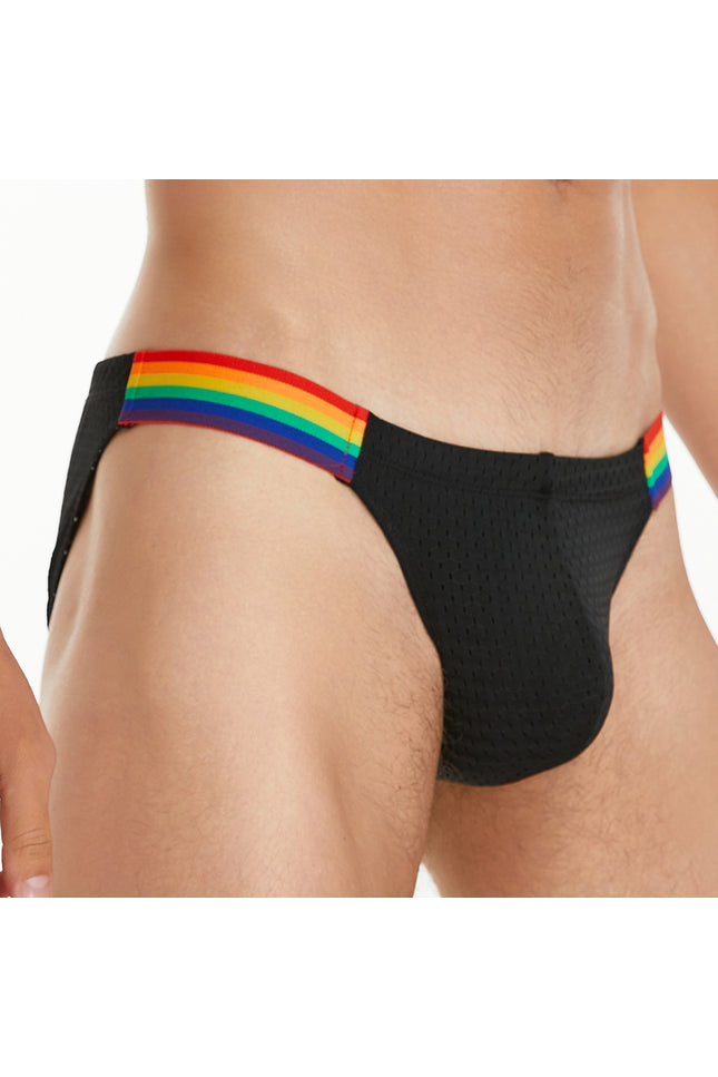 Rainbow Mesh Brief