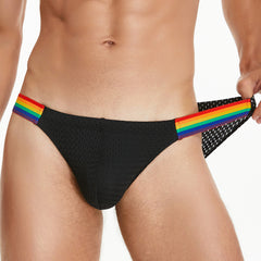 Rainbow Mesh Brief