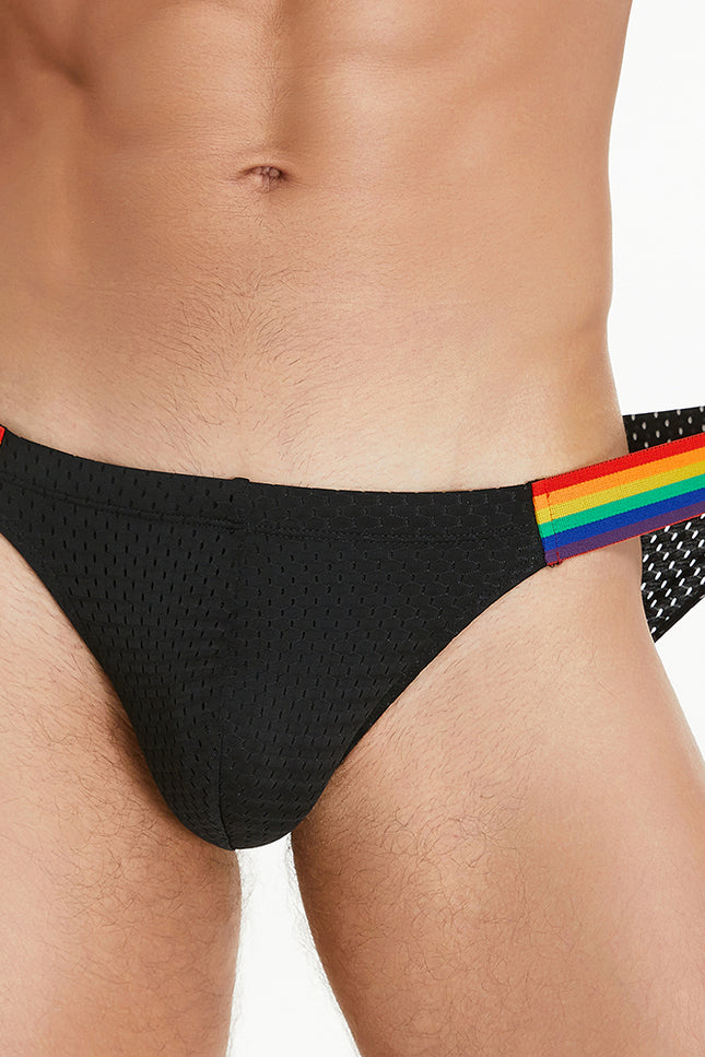 Rainbow Mesh Brief
