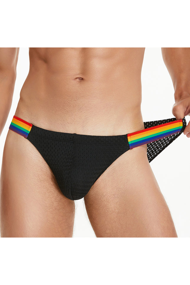 Rainbow Mesh Brief