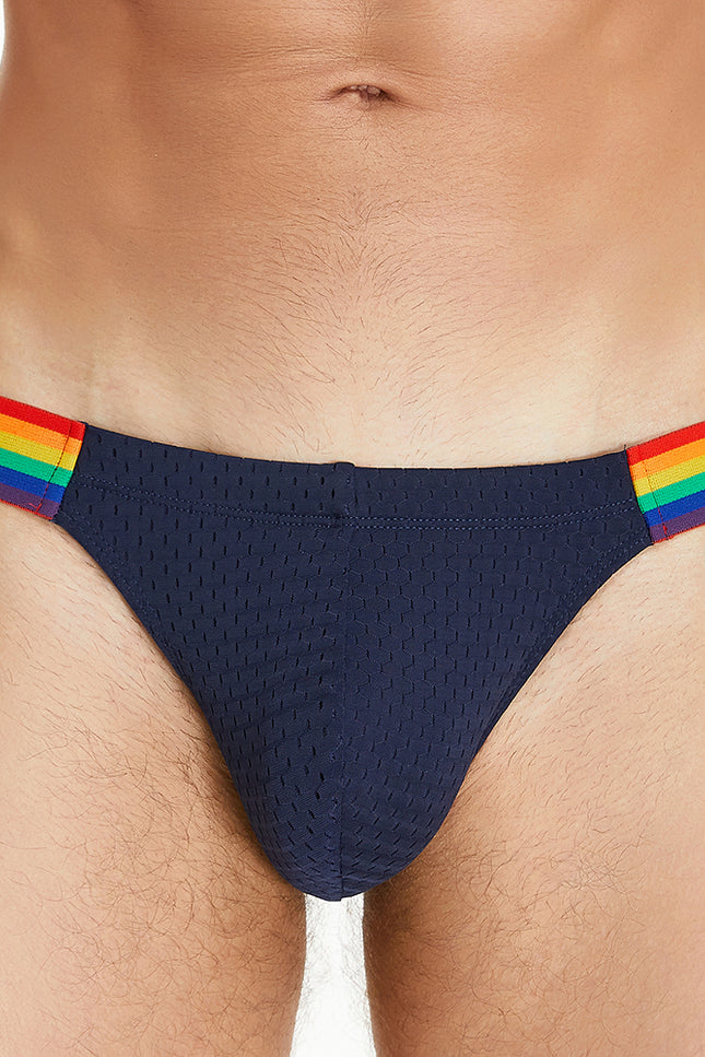 Rainbow Mesh Brief