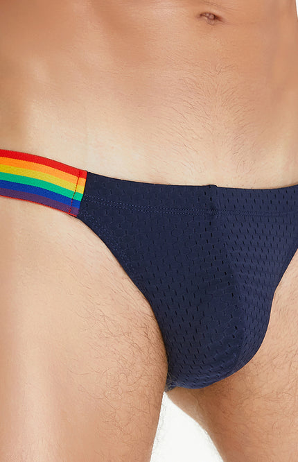 Rainbow Mesh Brief