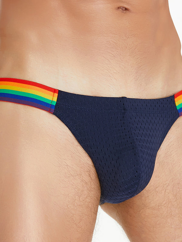 Rainbow Mesh Brief