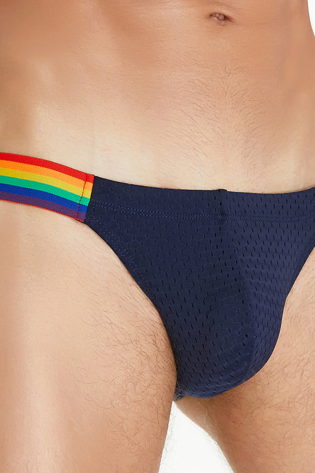 Rainbow Mesh Brief