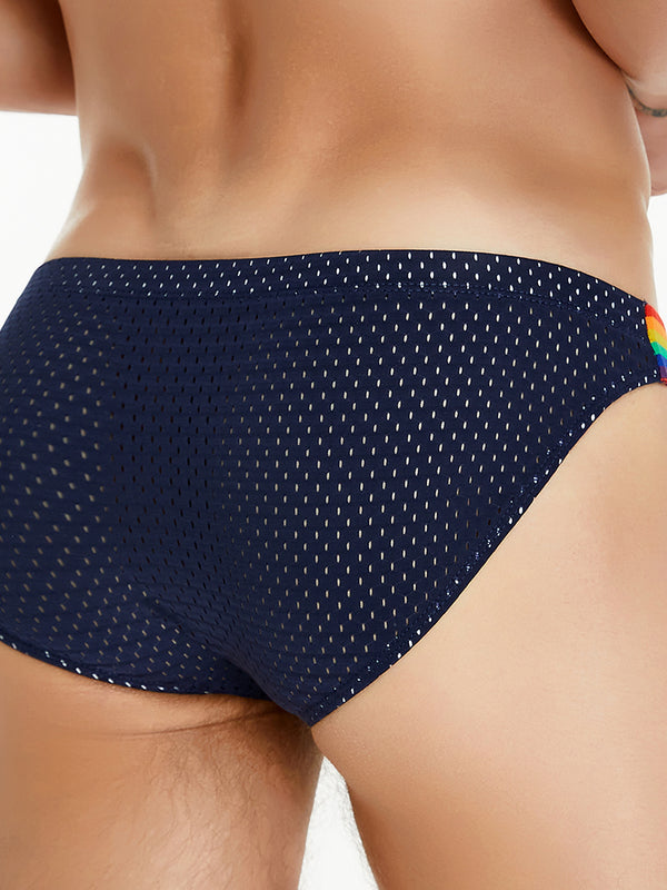 Rainbow Mesh Brief