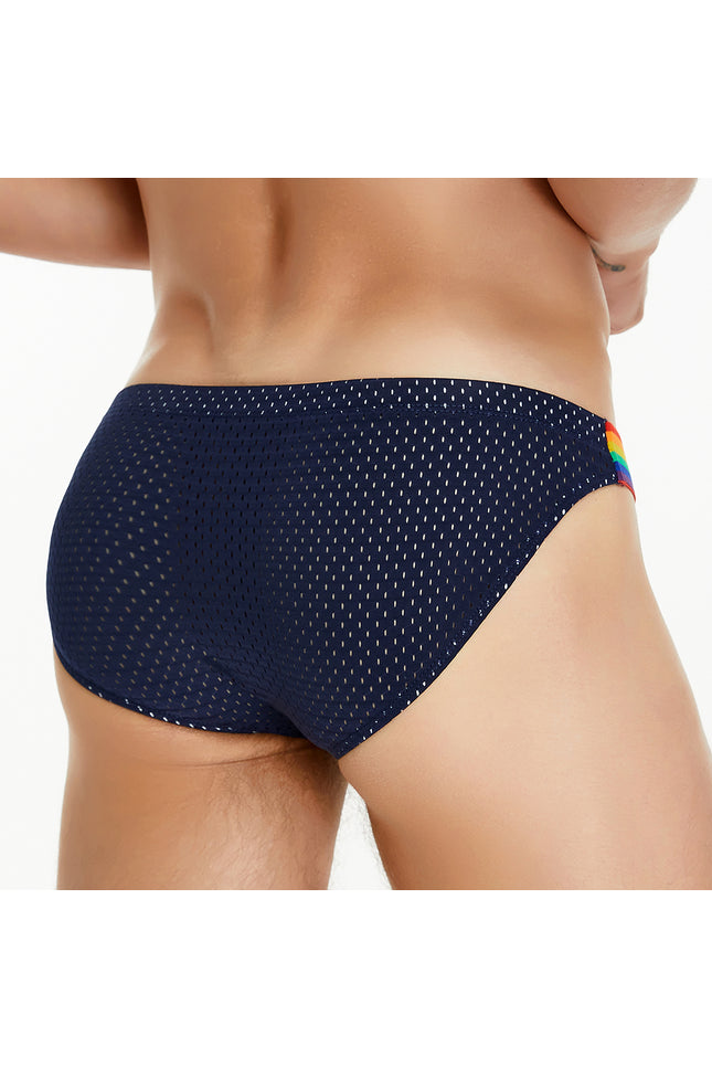 Rainbow Mesh Brief