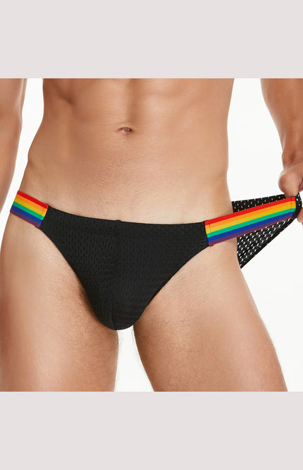 Rainbow Mesh Brief