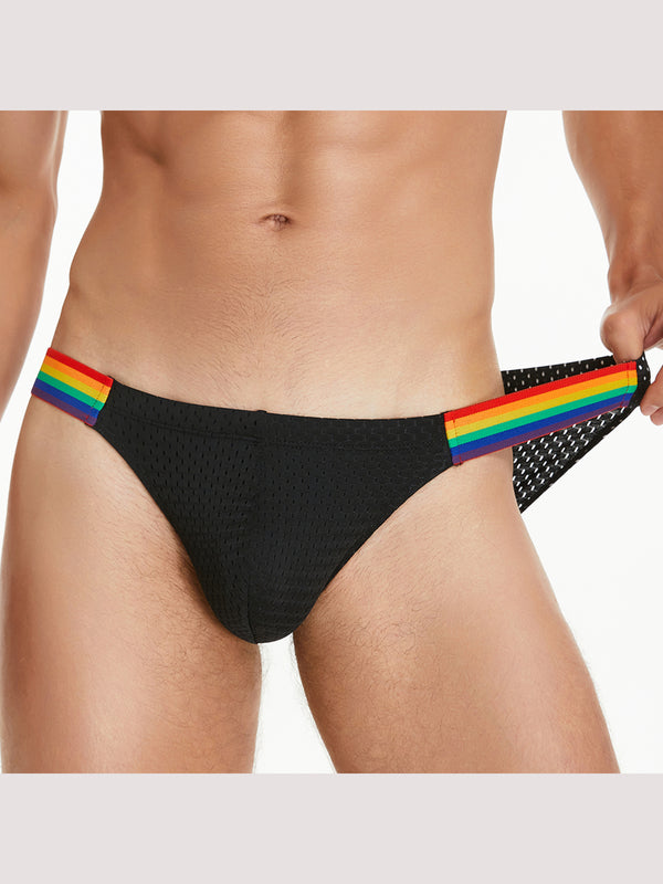 Rainbow Mesh Brief