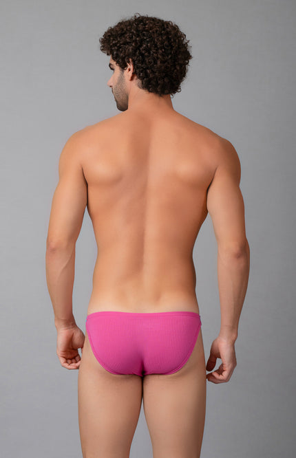 ColorPop Ribbed Side Cut Cotton Brief