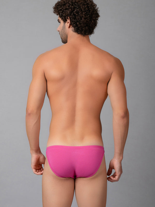 ColorPop Ribbed Side Cut Cotton Brief
