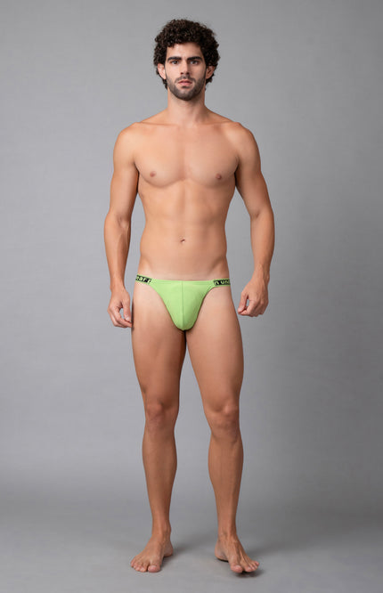 ColorPop Ribbed Side Cut Cotton Brief