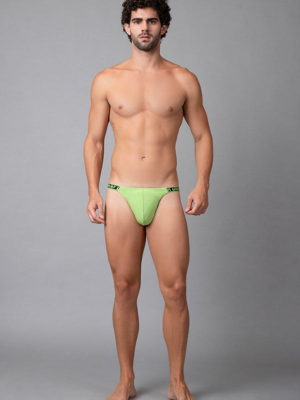 ColorPop Ribbed Side Cut Cotton Brief