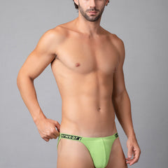ColorPop Ribbed Side Cut Cotton Brief