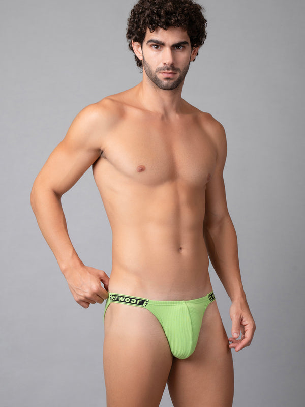 ColorPop Ribbed Side Cut Cotton Brief