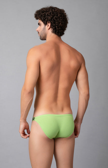 ColorPop Ribbed Side Cut Cotton Brief