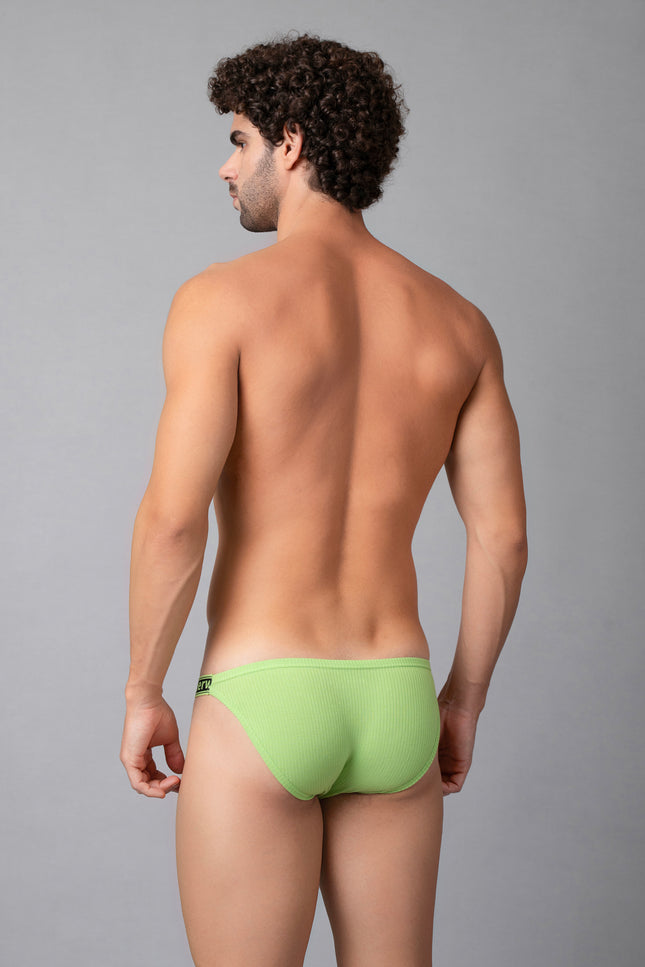 ColorPop Ribbed Side Cut Cotton Brief
